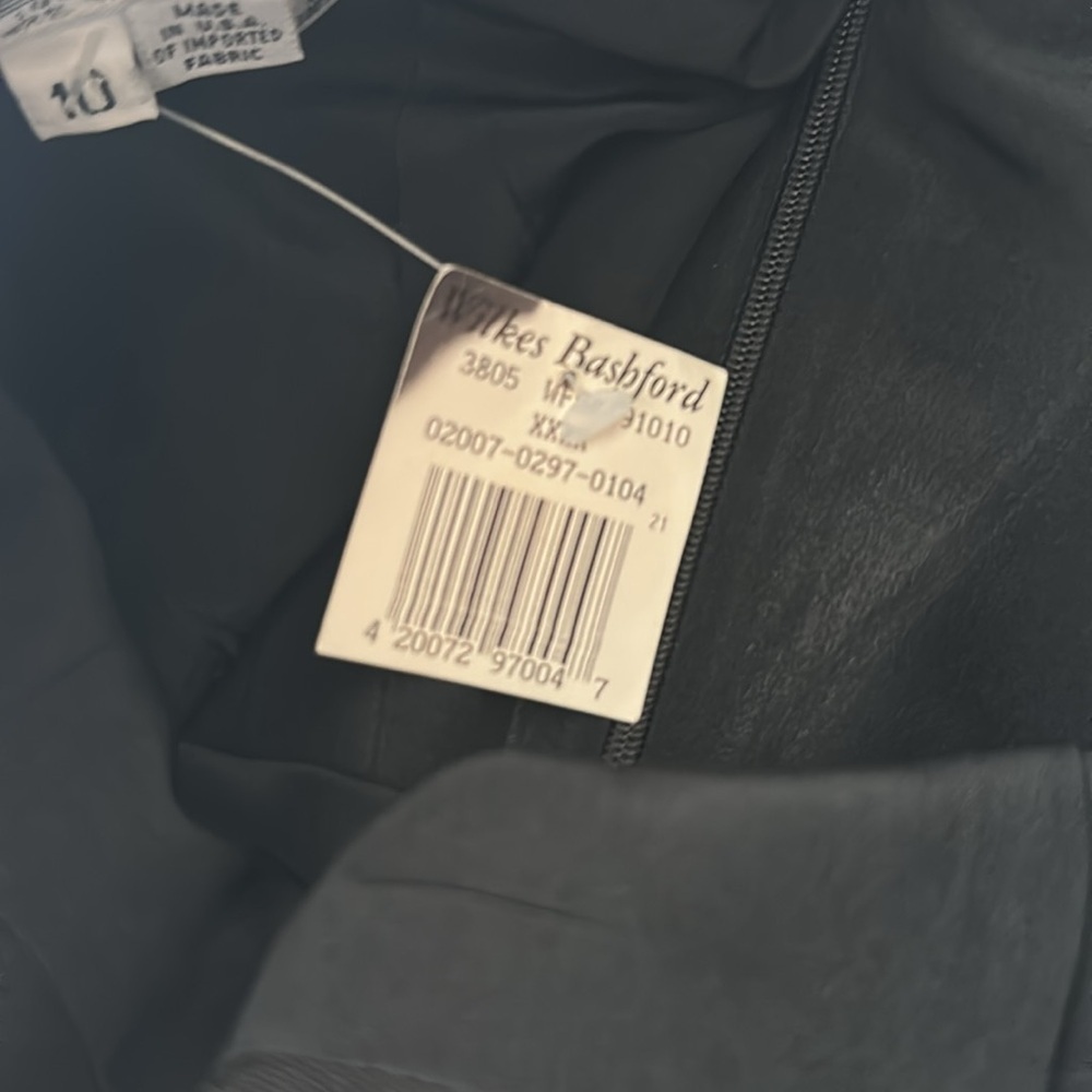 Romantic Chic Richard Tyler Black Mini Skirt, XS - Picture 4 of 8